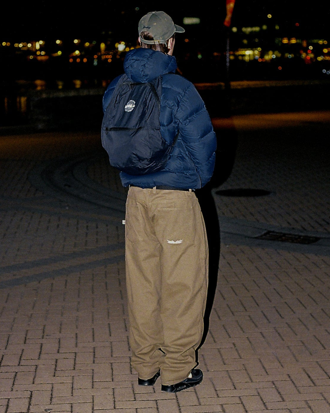 twill pants - caramel