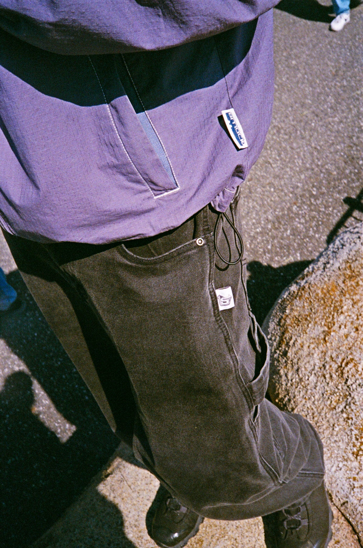 denim jeans arrows - washed black