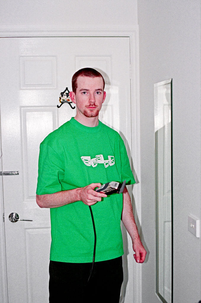 t-shirt television - emerald green