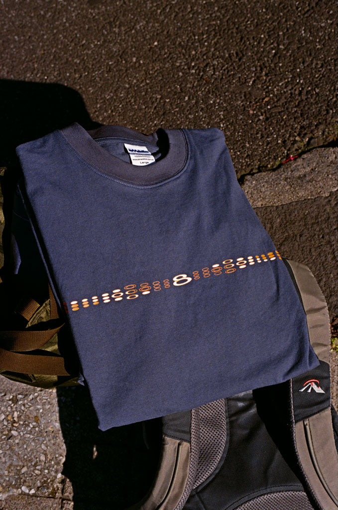 t-shirt pulsar - slate blue