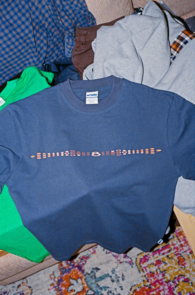 t-shirt pulsar - slate blue