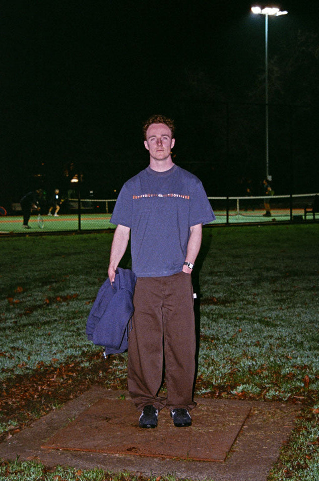 twill pants 13 oz - chocolate brown