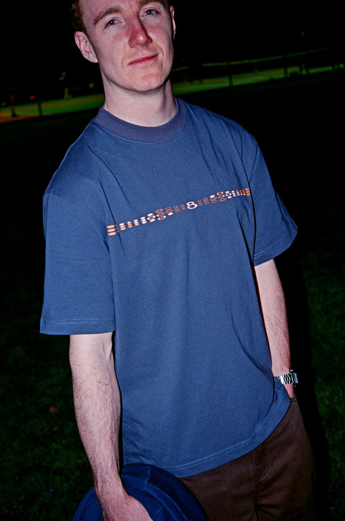 t-shirt pulsar - slate blue