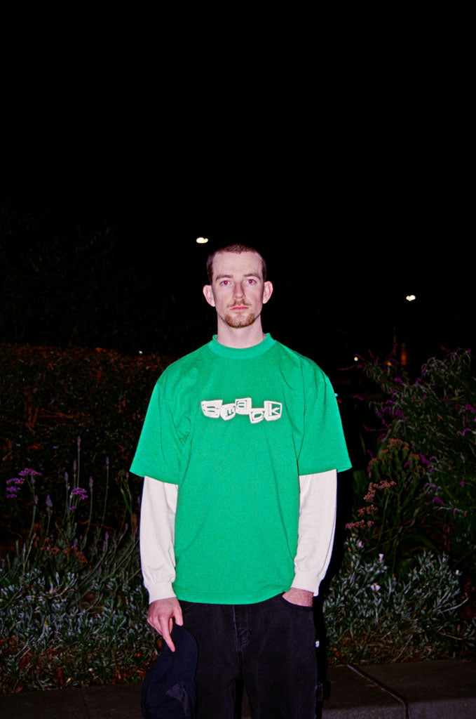 t-shirt television - emerald green