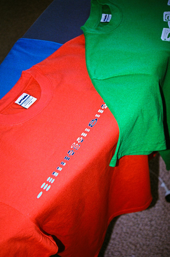 t-shirt pulsar - orange