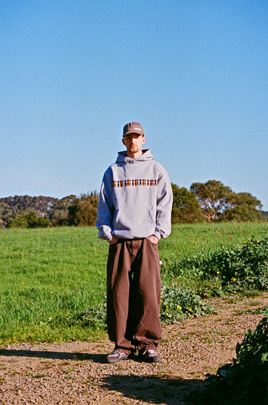 twill pants 13 oz - chocolate brown