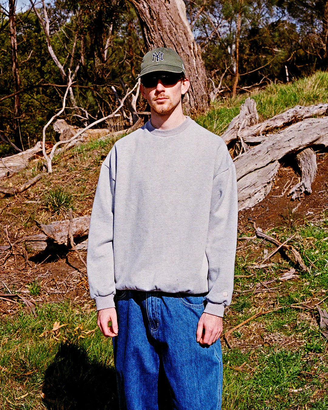 crewneck blank - ash grey