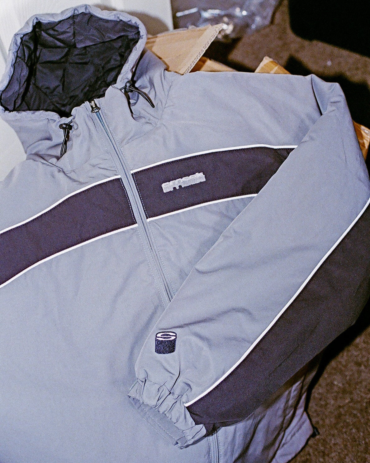 jacket - quilted panel