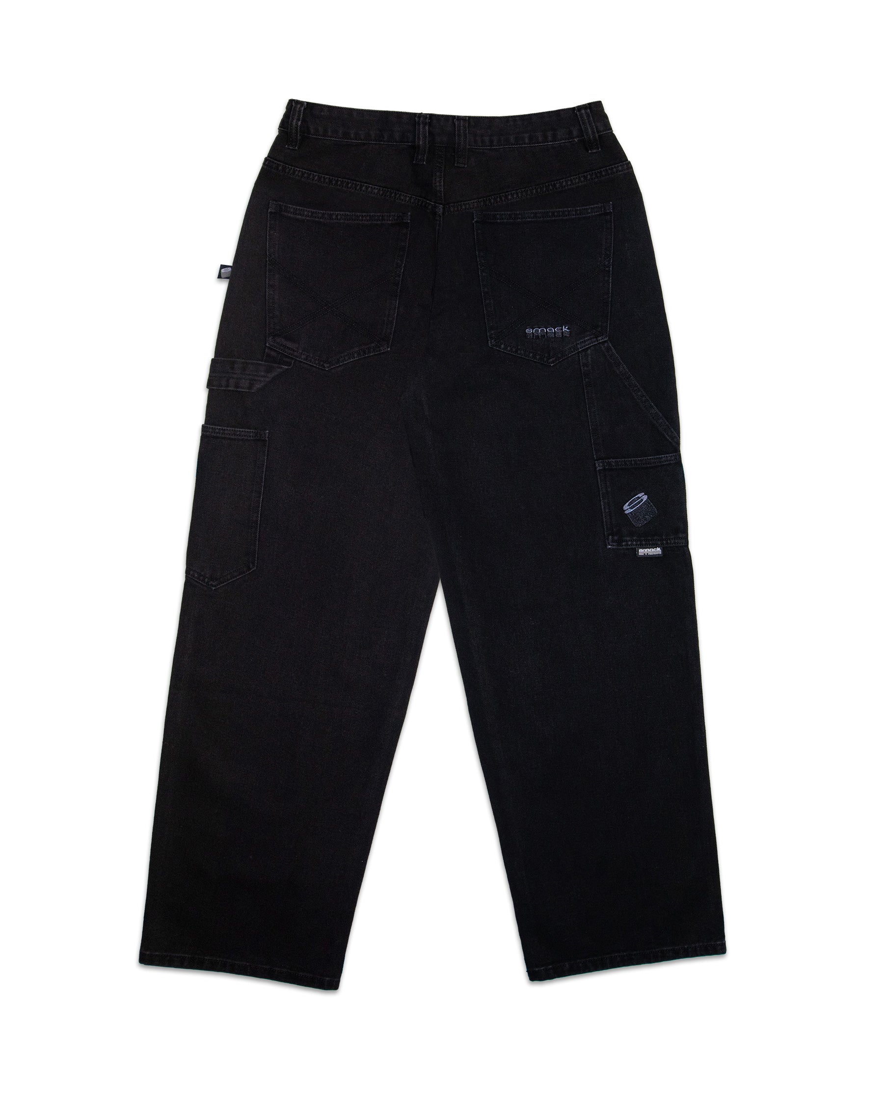 carpenter jeans - black