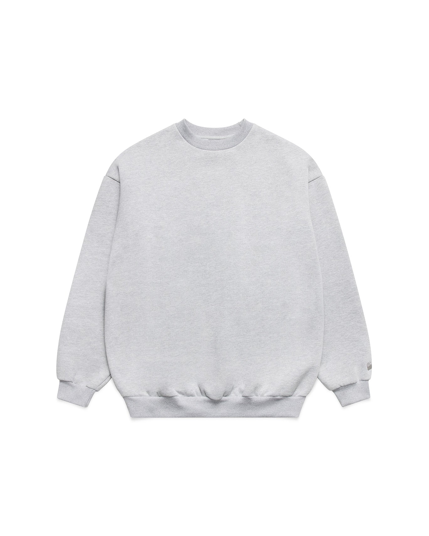 blank crew neck - ash grey