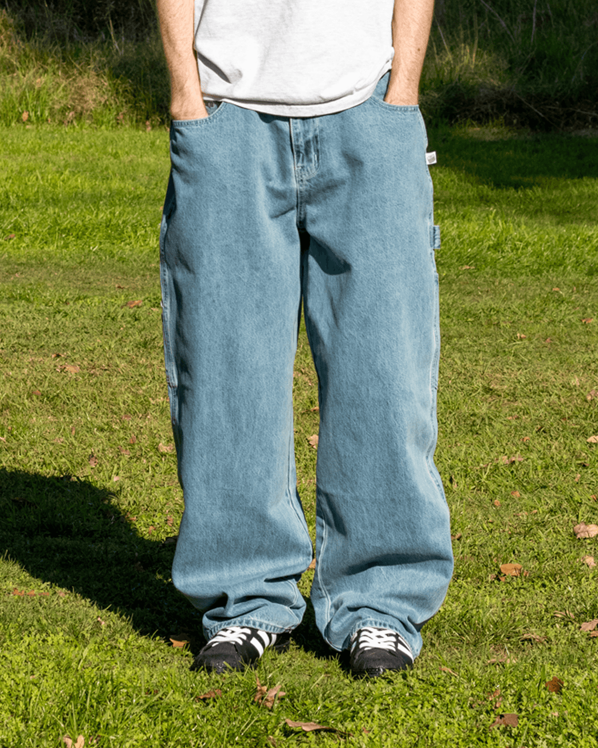 carpenter jeans - light blue