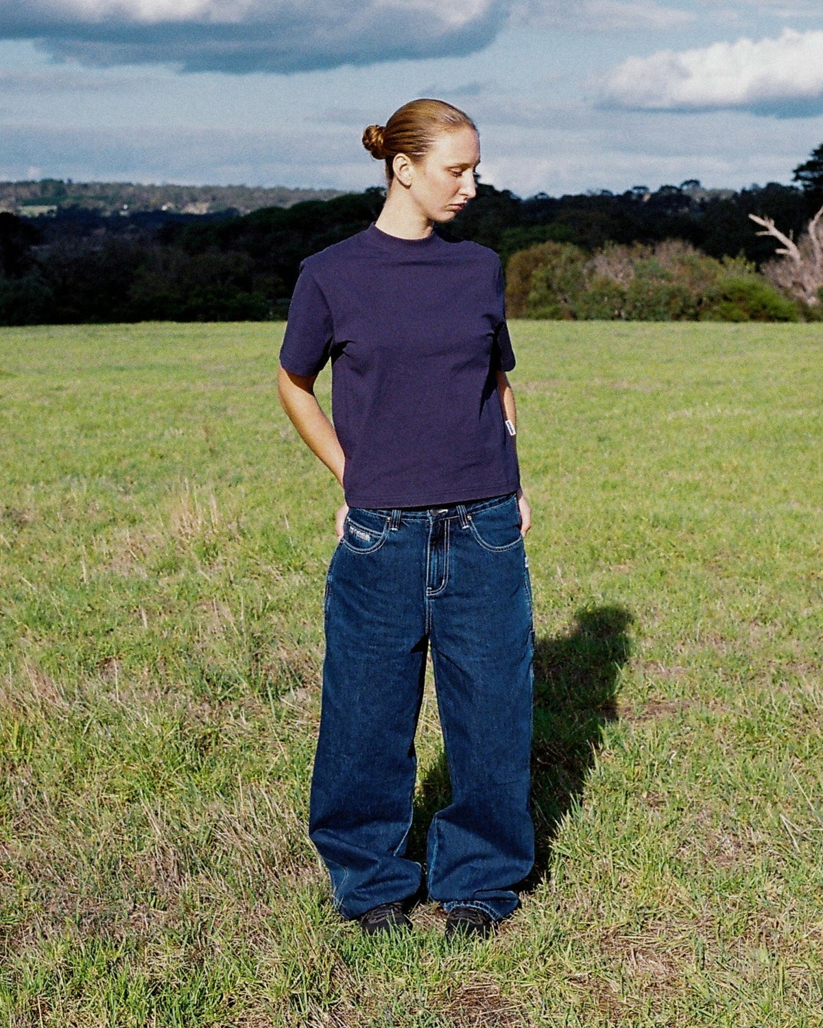 t-shirt blank - navy