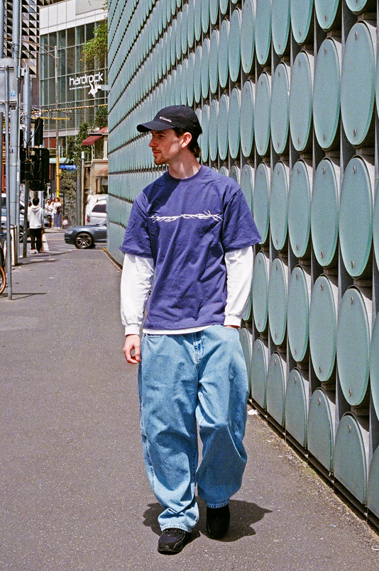t-shirt fossil - slate blue