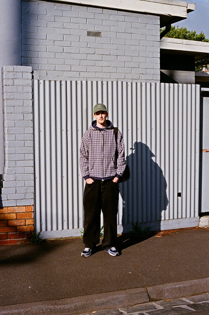 hoodie reversible zip up