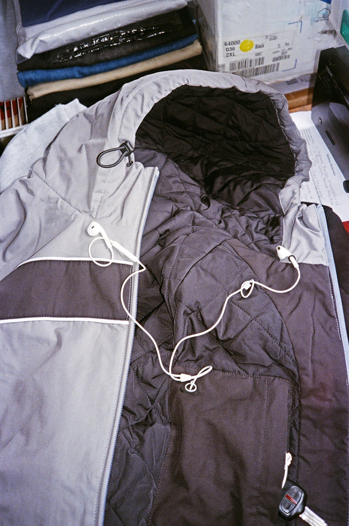 jacket - quilted panel