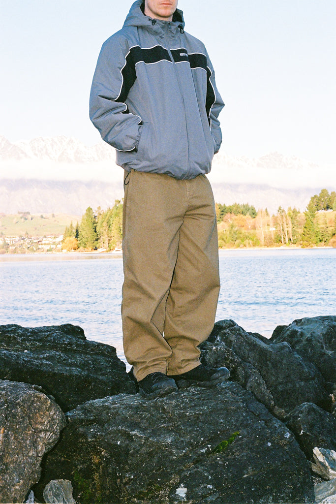 twill pants - caramel