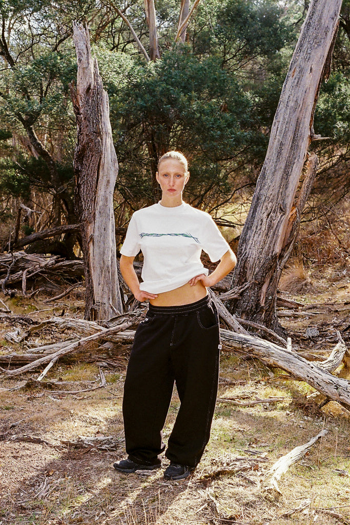 baggy sweatpants - black