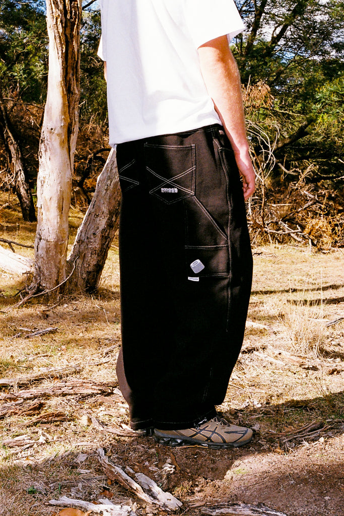 baggy sweatpants - black