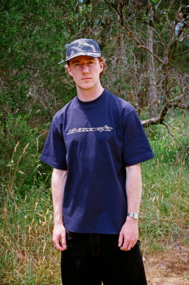 t-shirt shoe box - navy