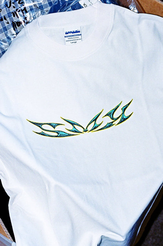 t-shirt smk metal - white