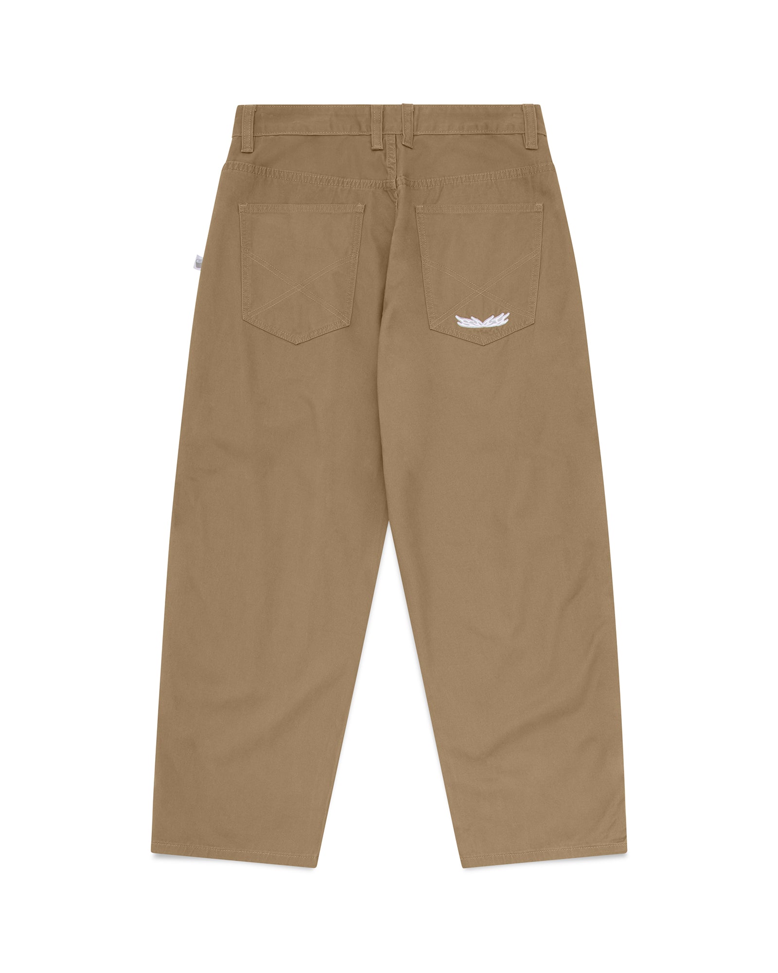 twill pants - caramel