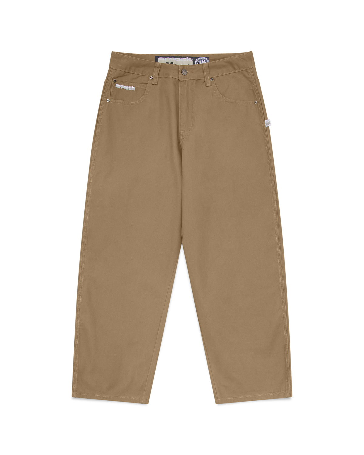 twill pants - caramel