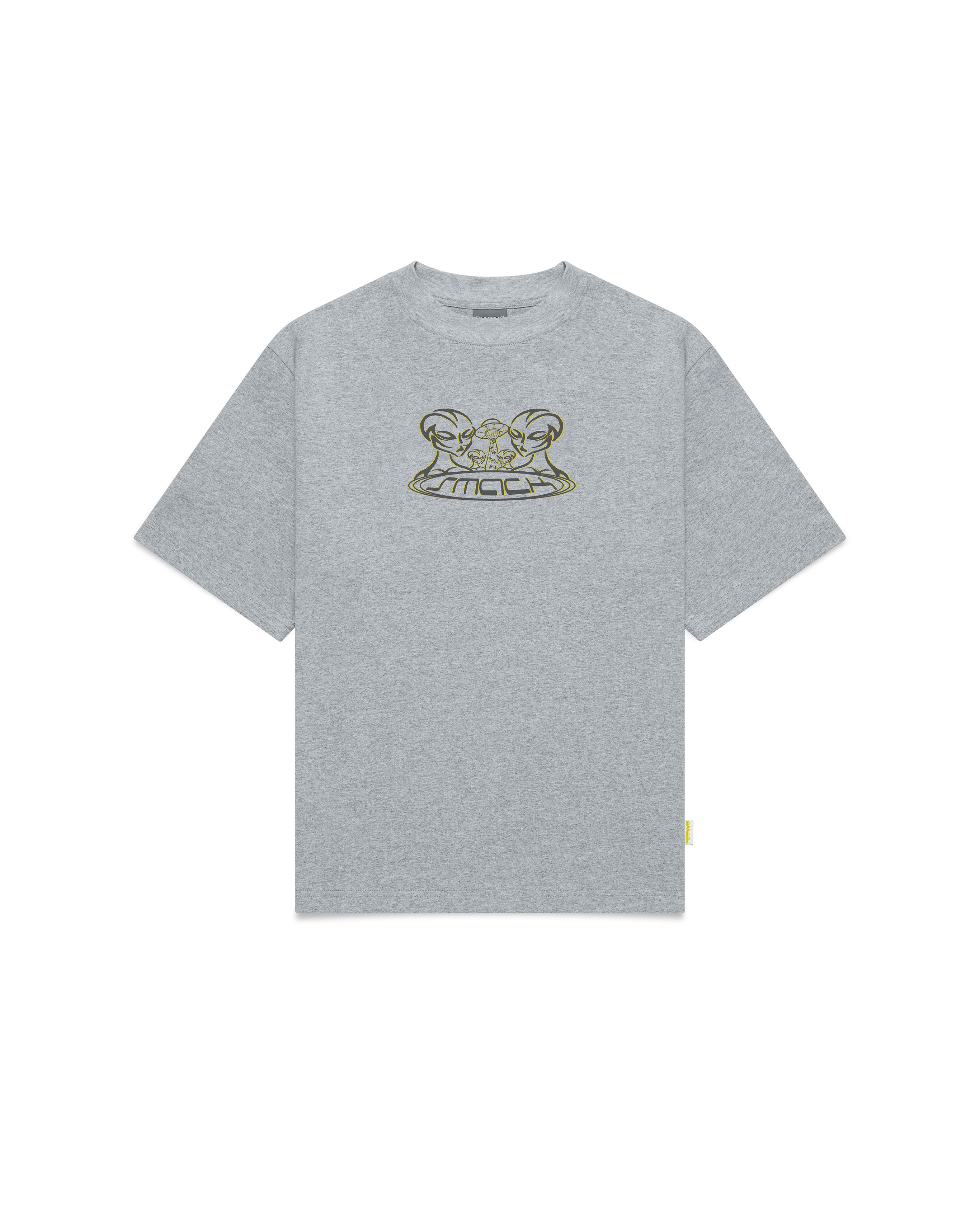 aliens t-shirt - heather grey