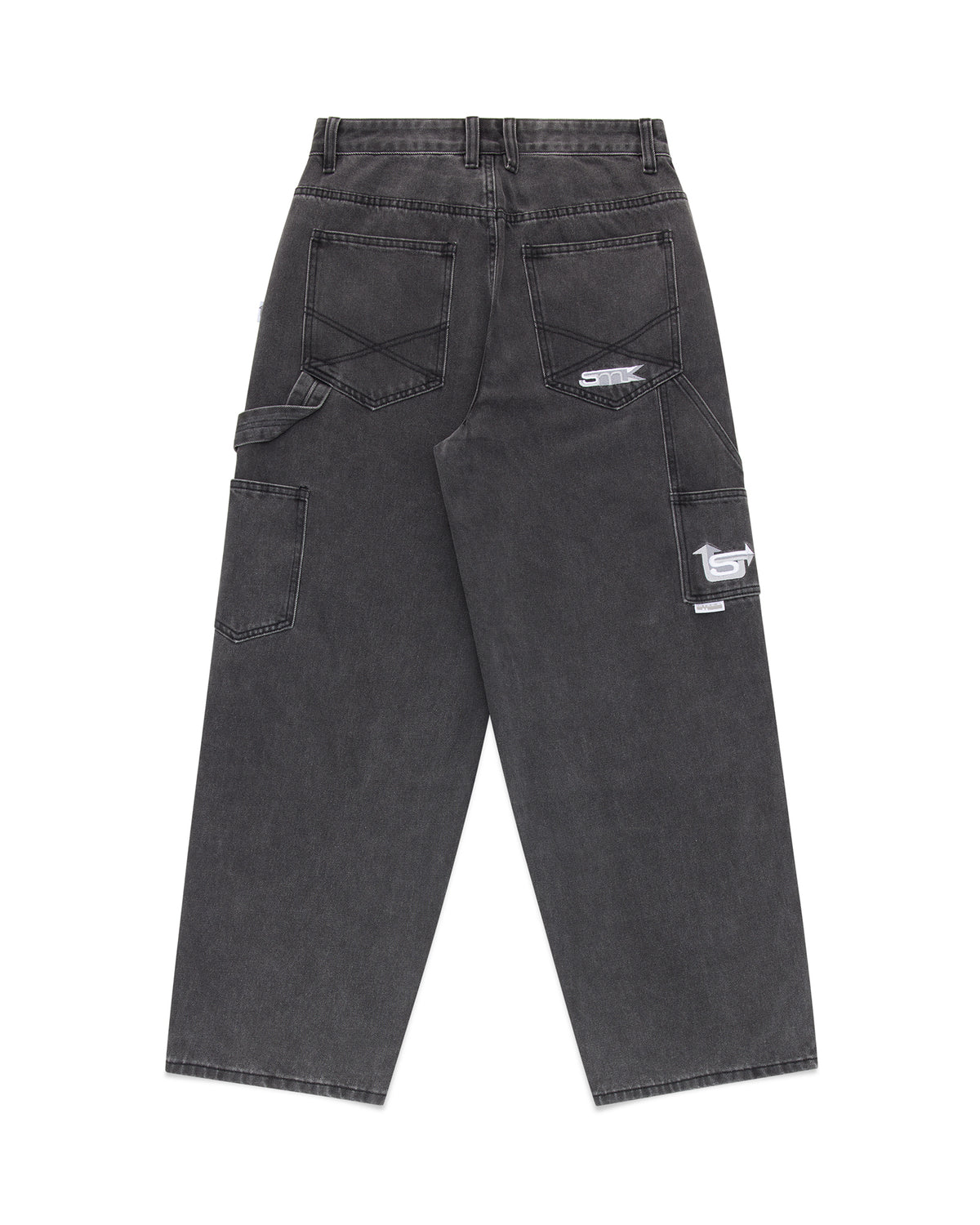 denim jeans arrows - washed black