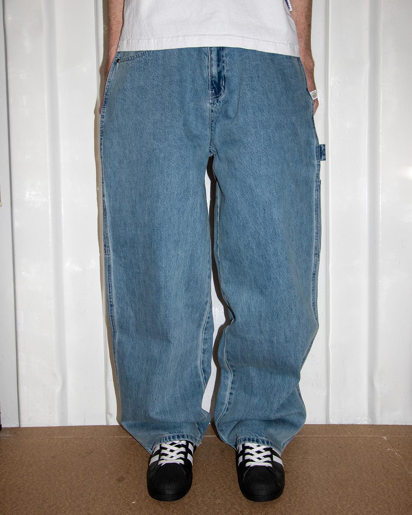 carpenter jeans - light blue