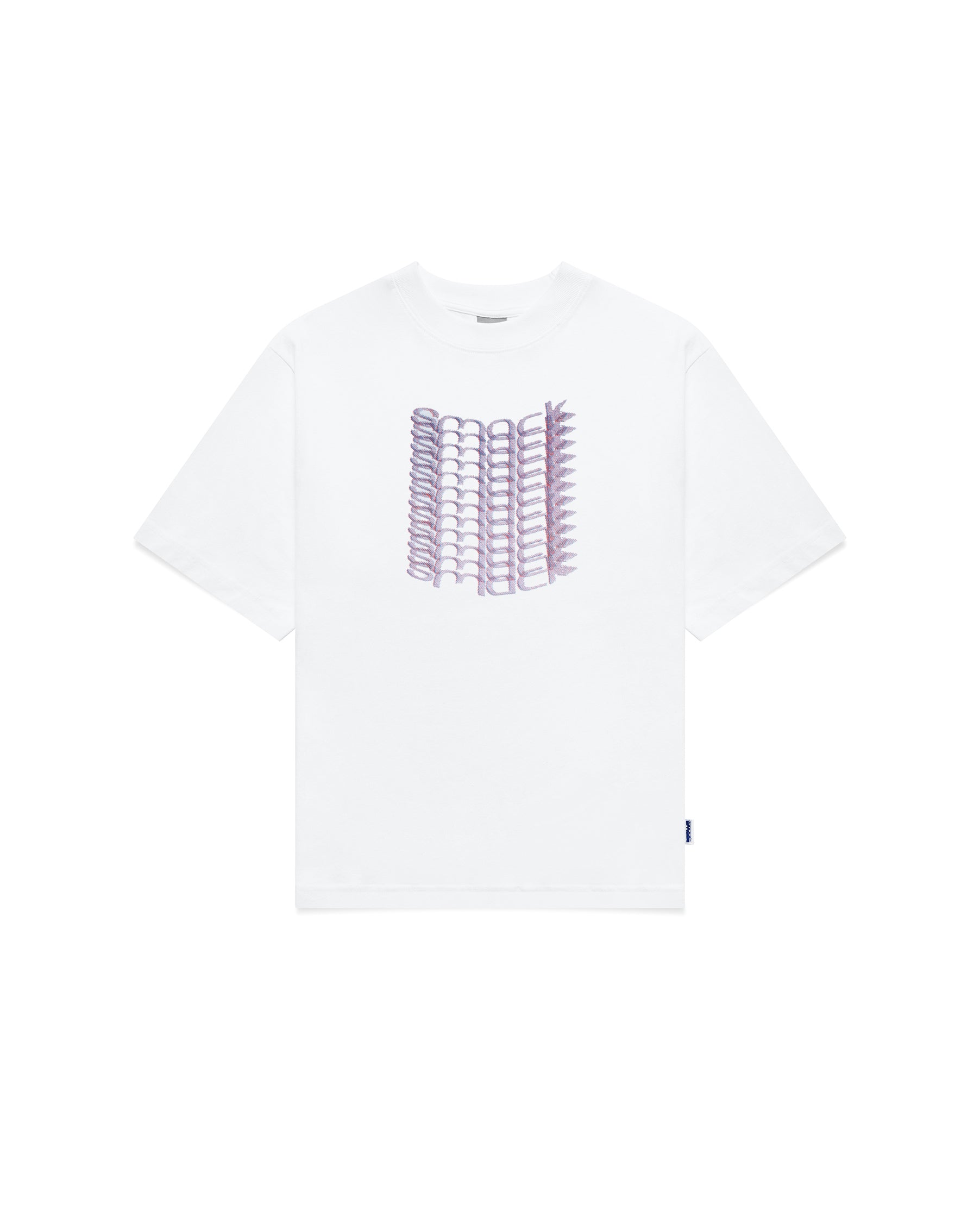 warped t-shirt - white