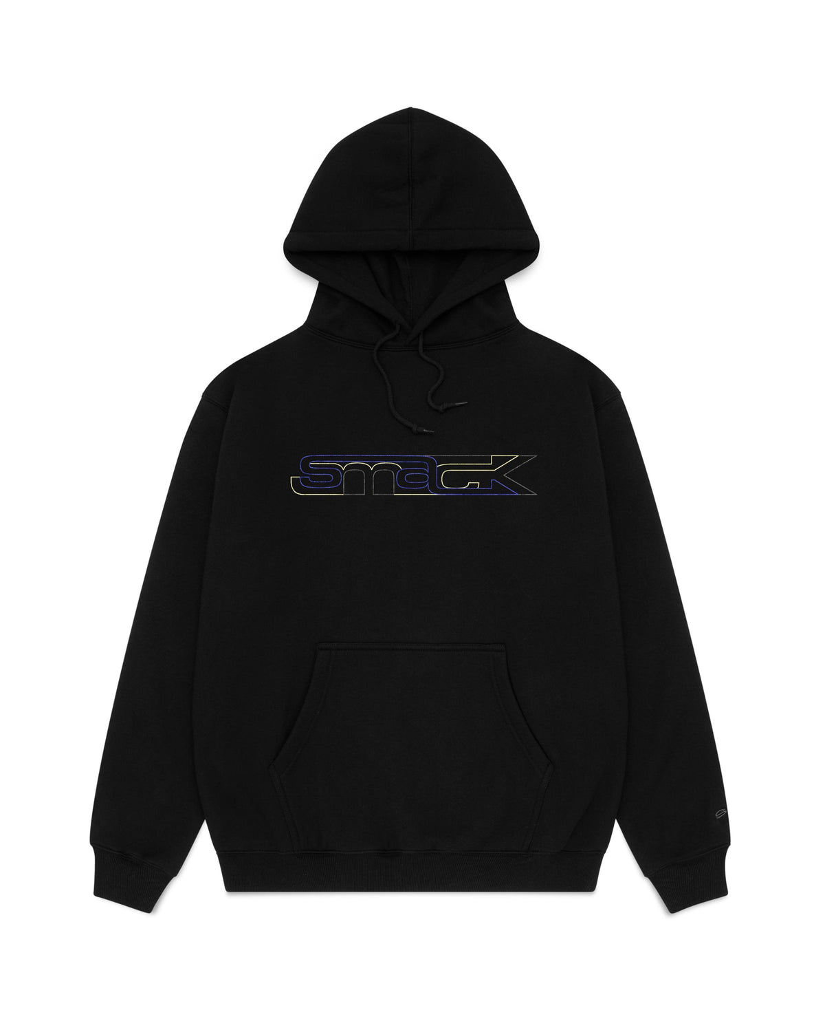 hoodie arrows - blue + cream + ash embroidery
