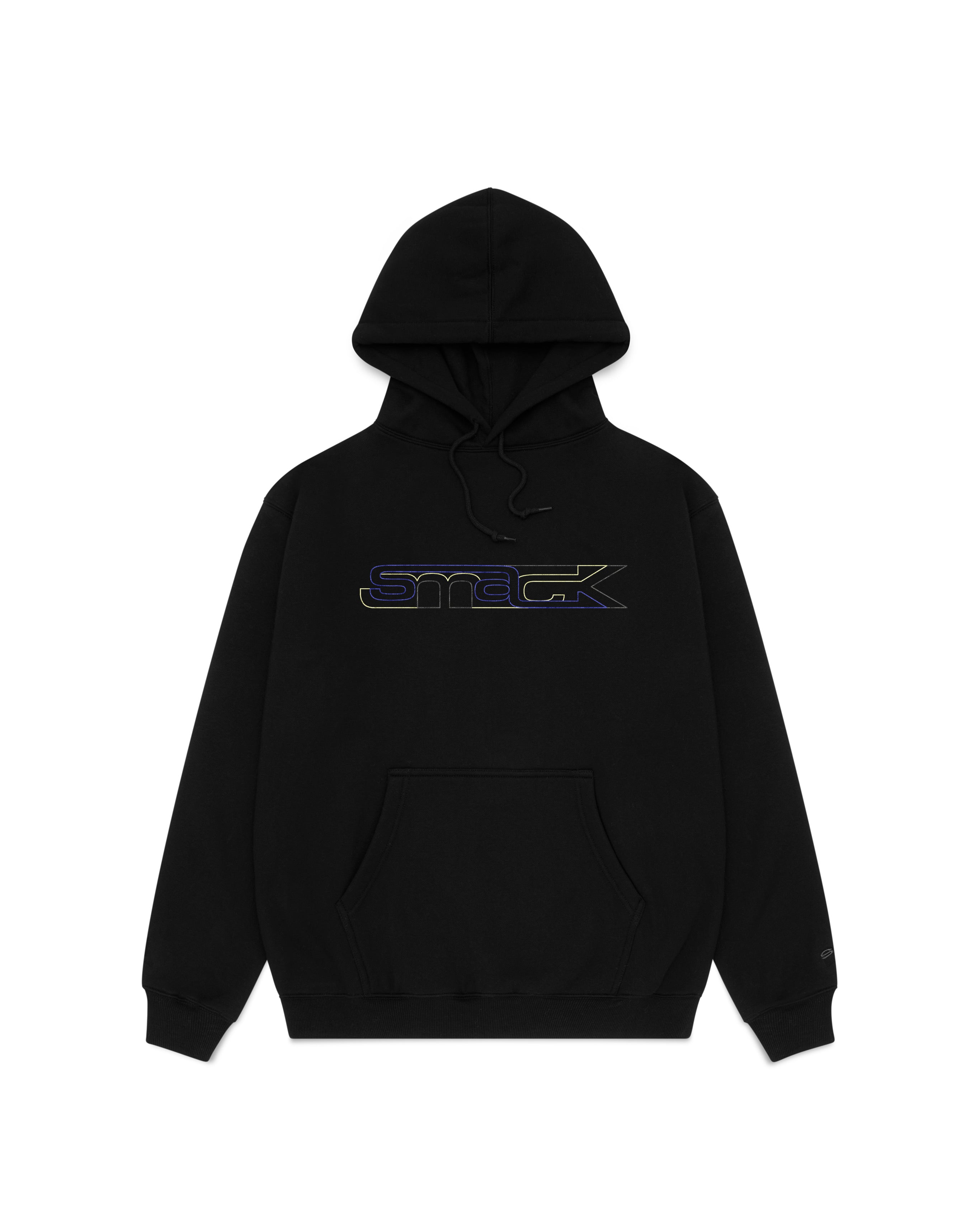 hoodie arrows - blue + cream + ash embroidery