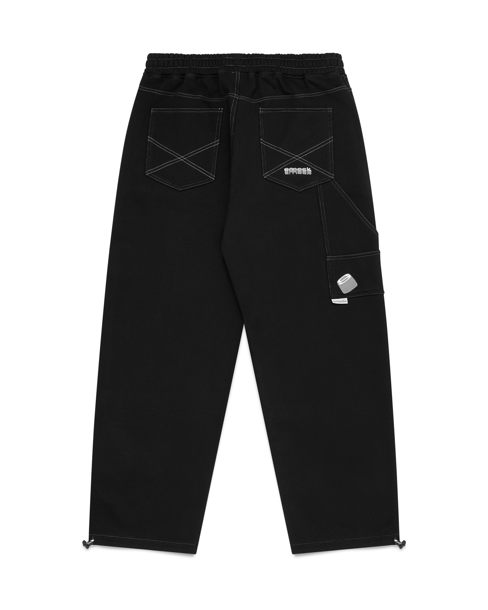 sunken baggy sweatpants - black