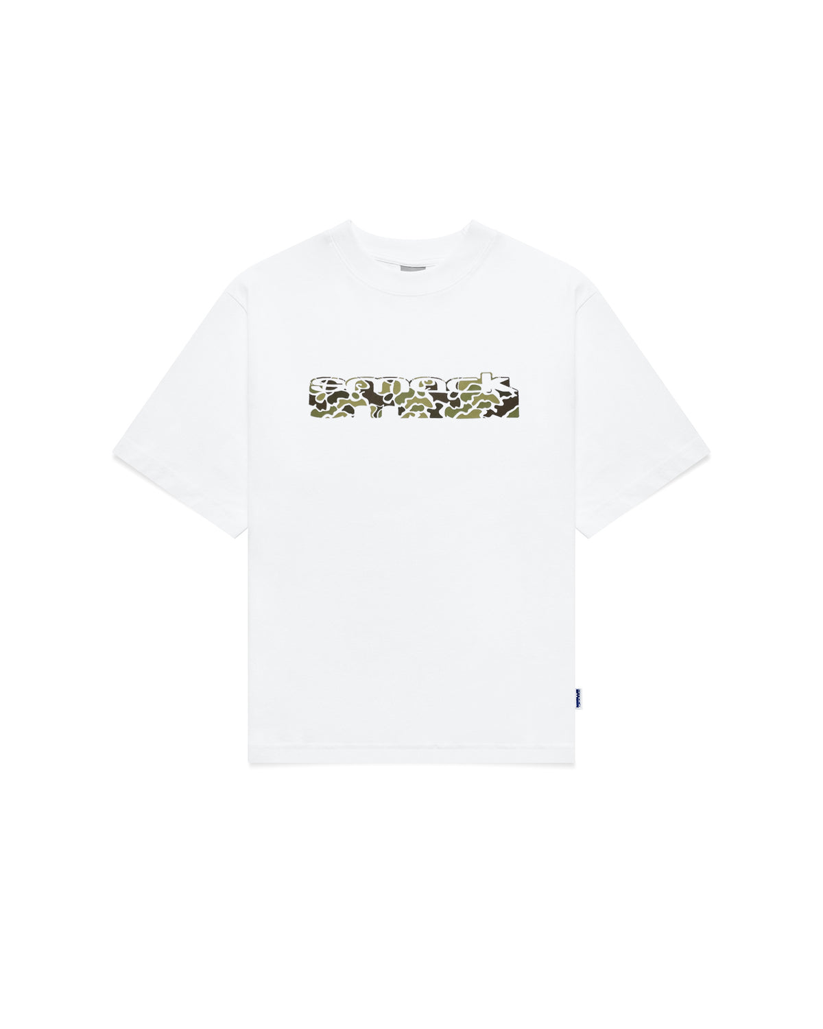 t-shirt camo sunken - white