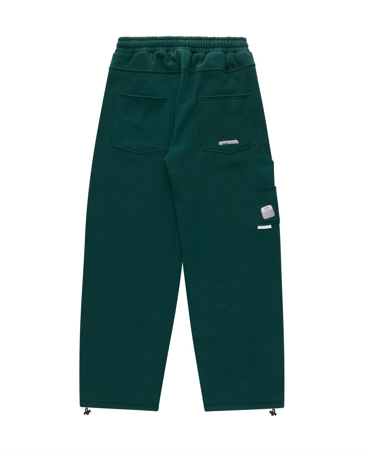 baggy sweatpants - bottle green