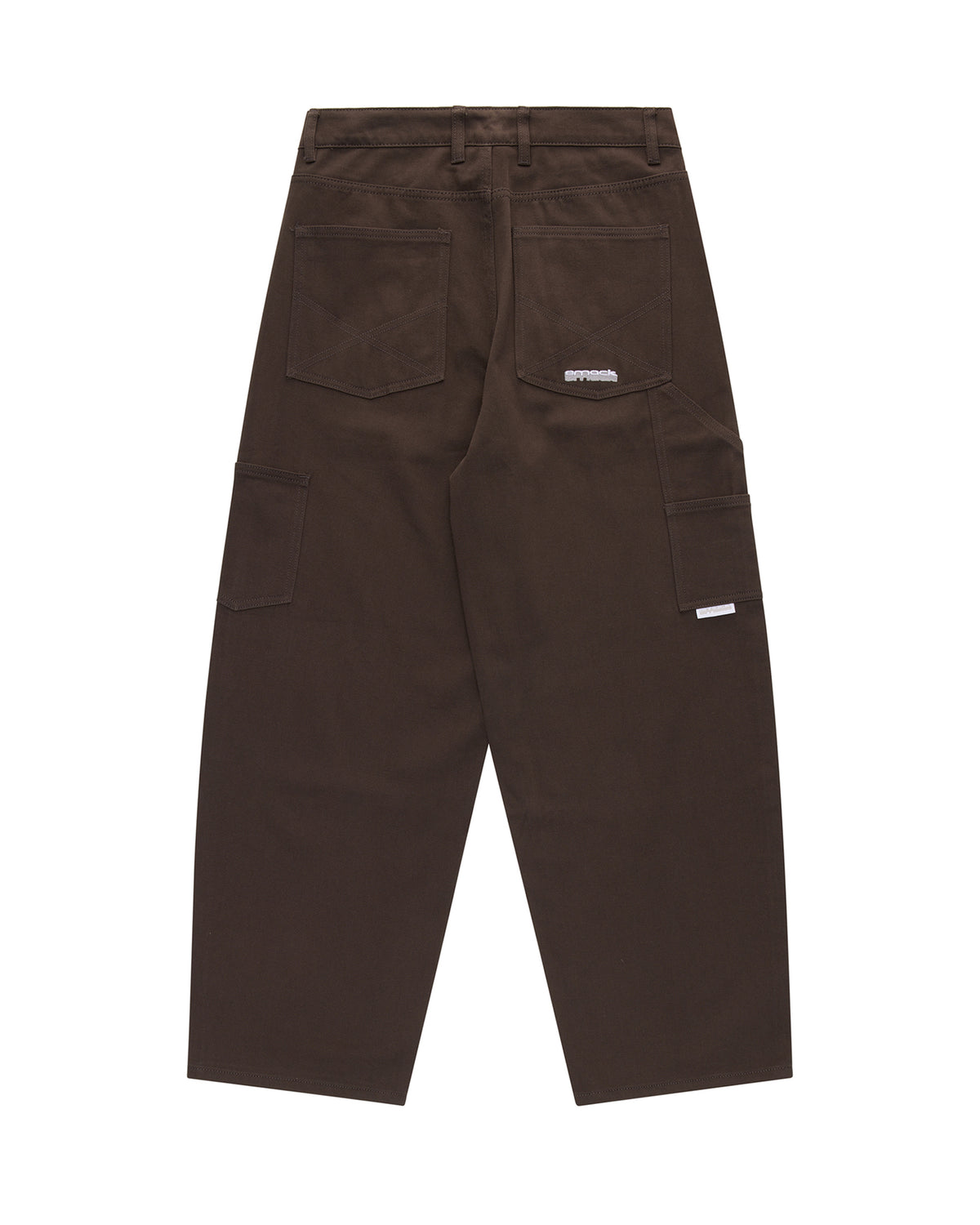 twill pants 13 oz - chocolate brown