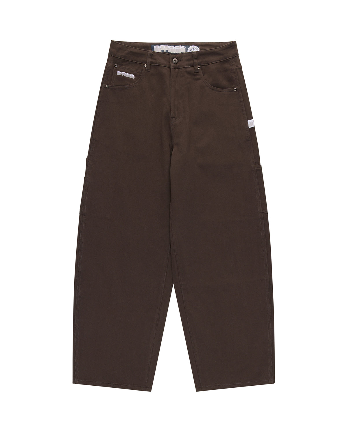 twill pants 13 oz - chocolate brown