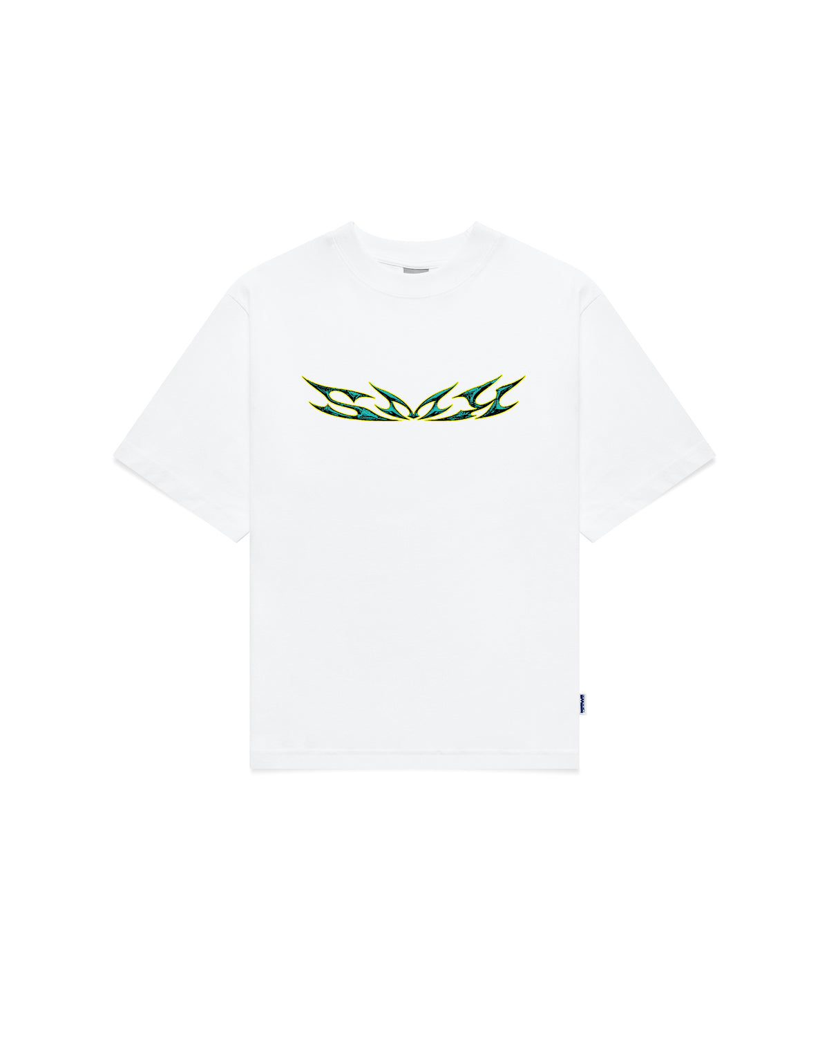 t-shirt smk metal - white