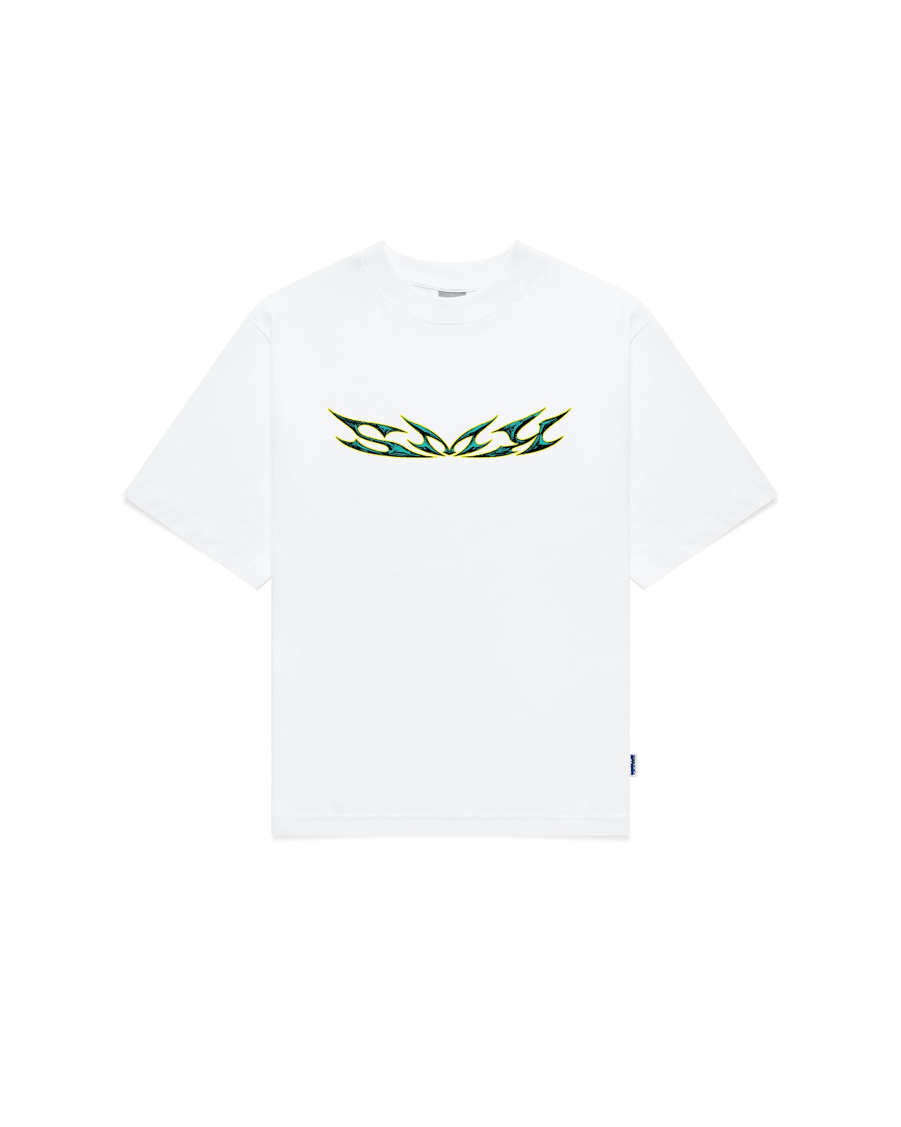 t-shirt smk metal - white