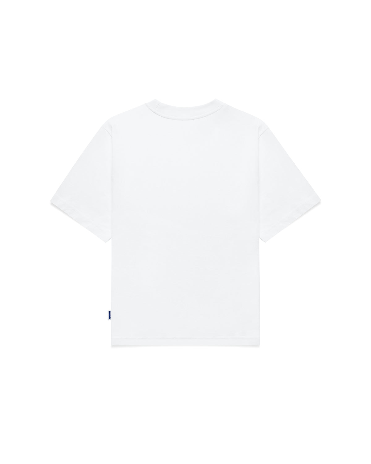 t-shirt plaid sunken - white